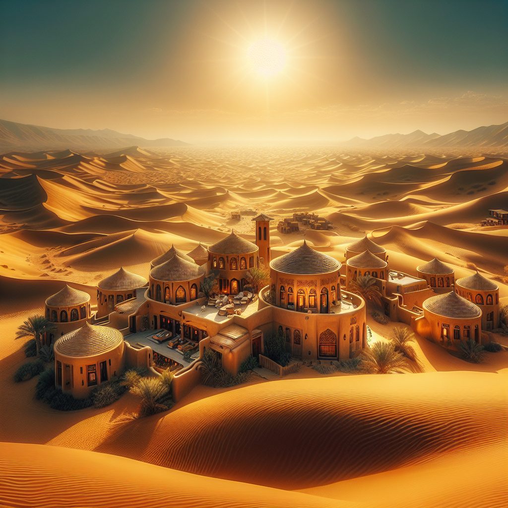 Al Maha Desert Resort Dubai UAE with Bedouin Villas