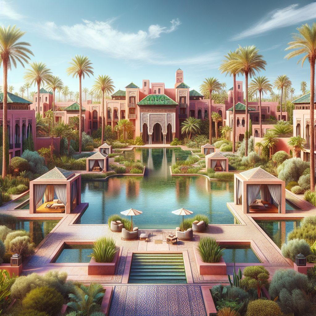 Amanjena Marrakech Morocco with Pavilion Villas
