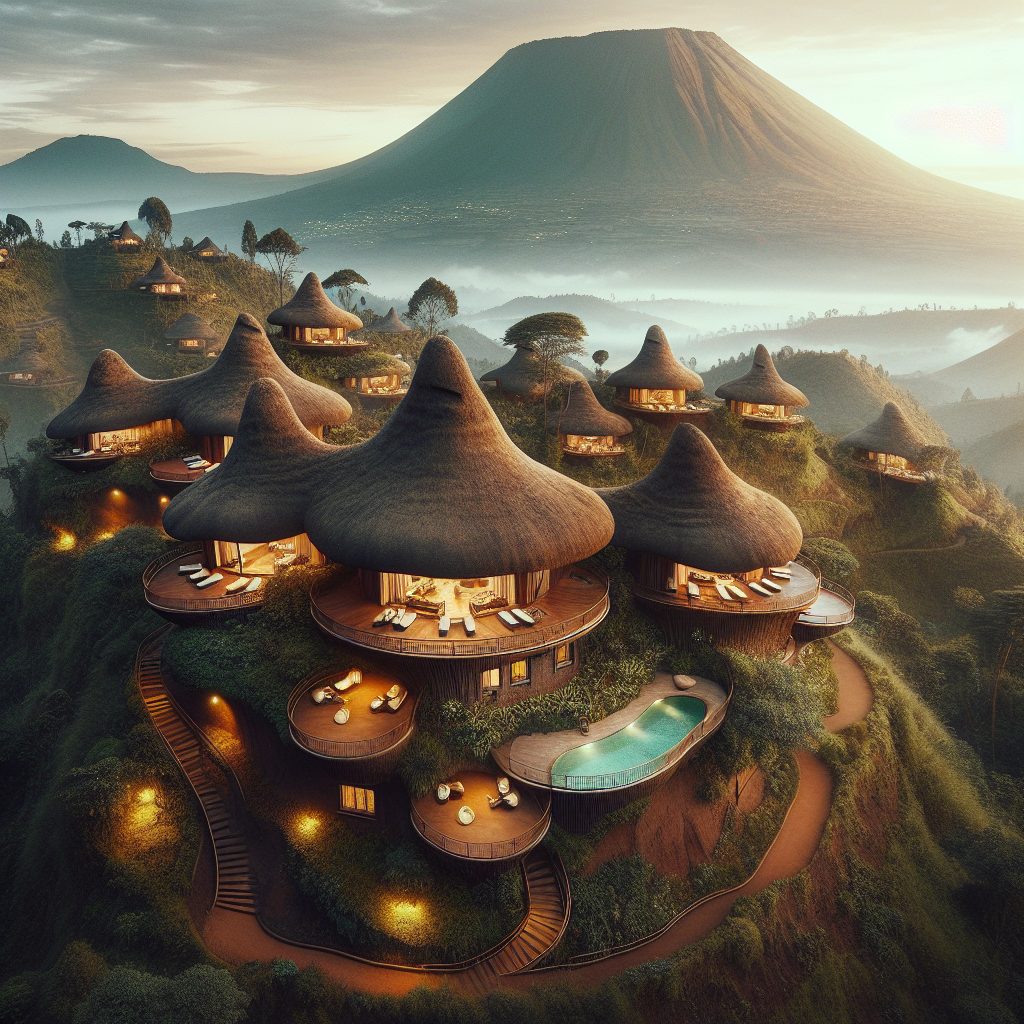Bisate Lodge Rwanda with Volcano View Villas