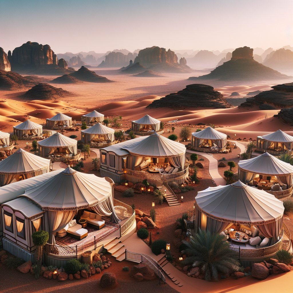 Caravan by Habitas AlUla Saudi Arabia with Glamping Villas