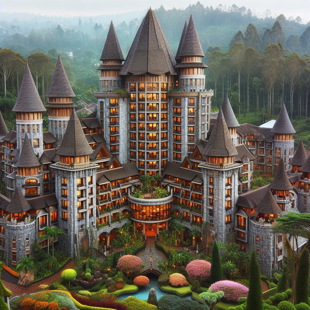 GH Universal Hotel Bandung Indonesia with Castle Style Rooms