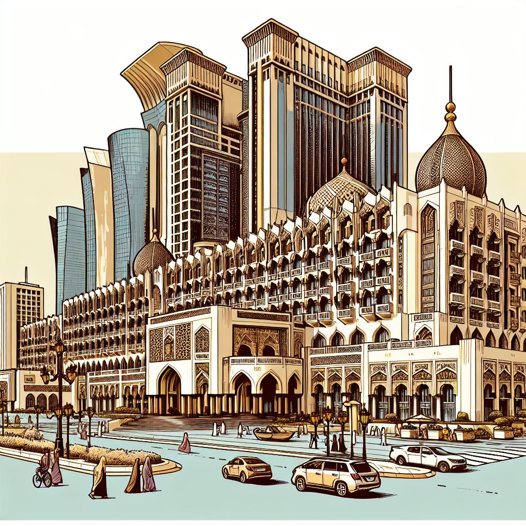 Raffles Doha Qatar with Architectural Landmark Suites