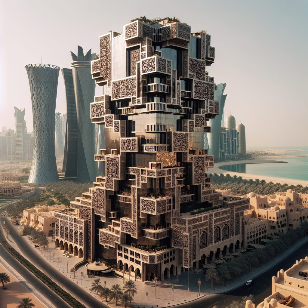 Raffles Doha Qatar with Tower Design Suites