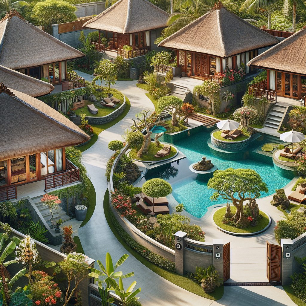 Secure Bali Tropical Villas With Pool And Garden