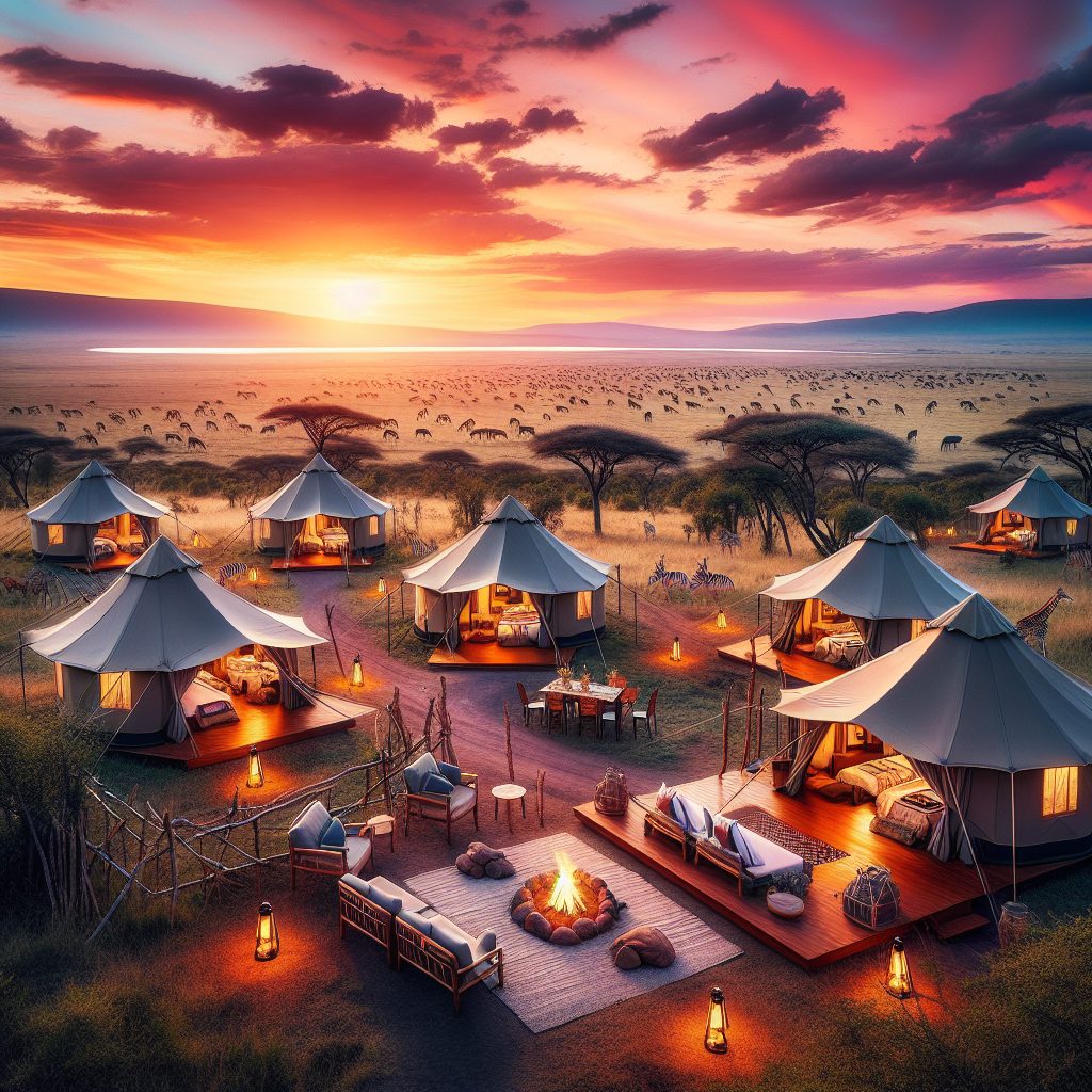 Serengeti Bushtops Tanzania with Private Safari Tents