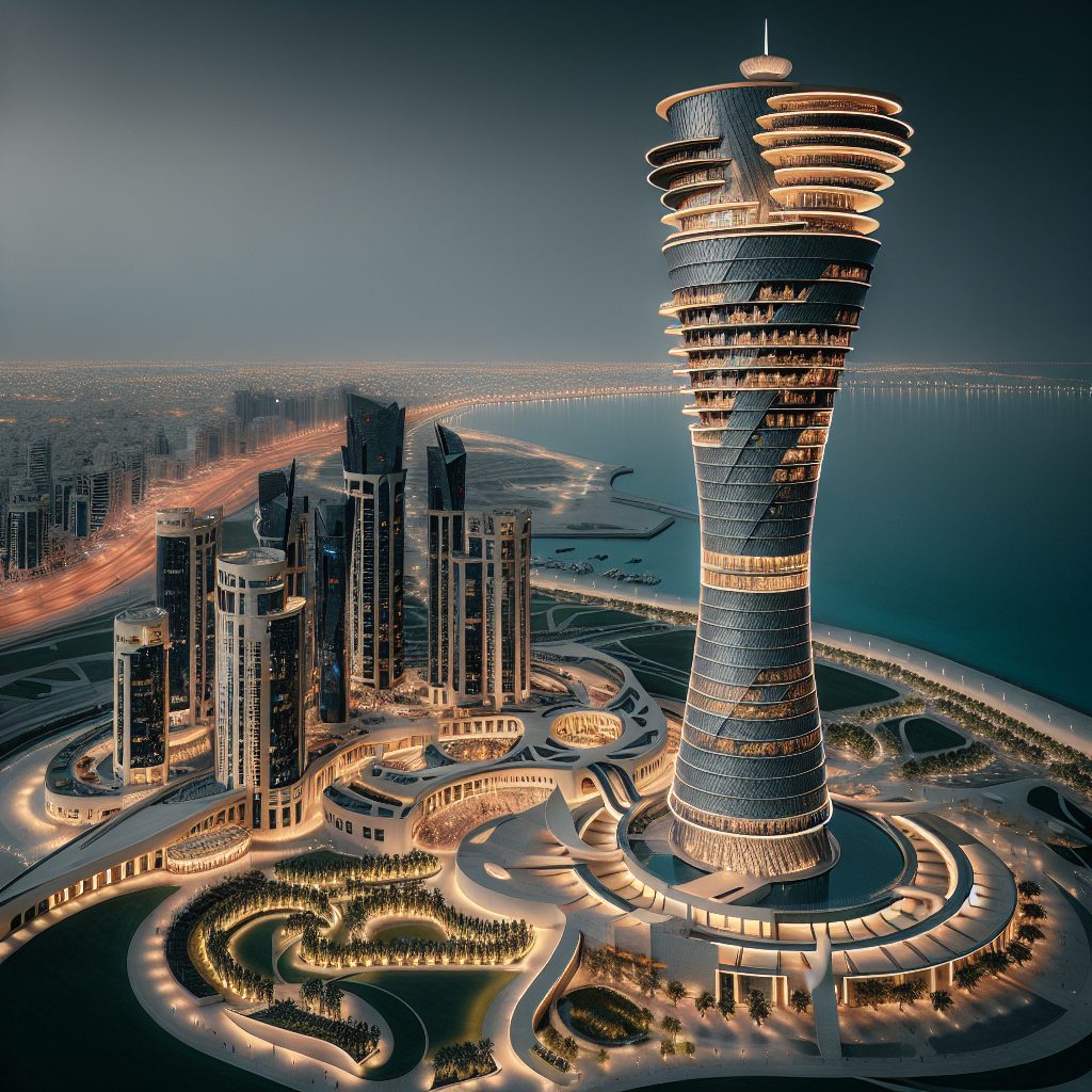 The Torch Doha Qatar with Rotating Restaurant Suites